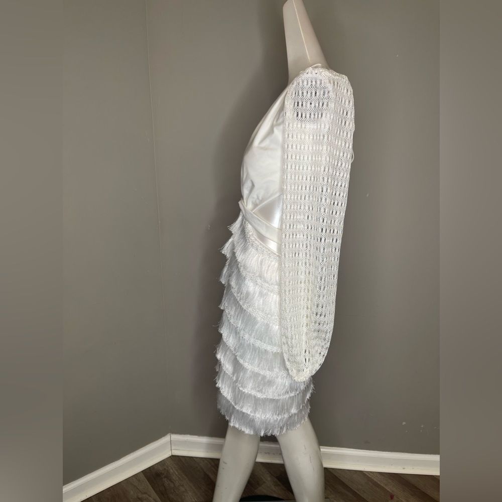 PatBo
Cut-Out Fringe Mini Dress - ivory - Picture 6 of 10